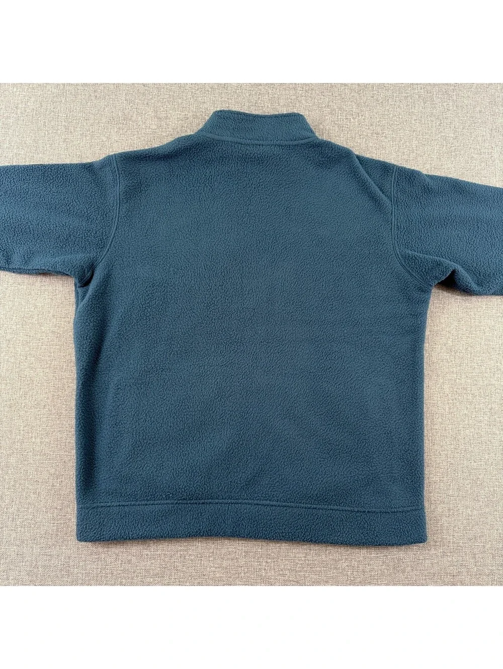Orvis Classic Collection Blue Full Zip Fleece Jacket XL Mock Neck Outdoor Hiking
